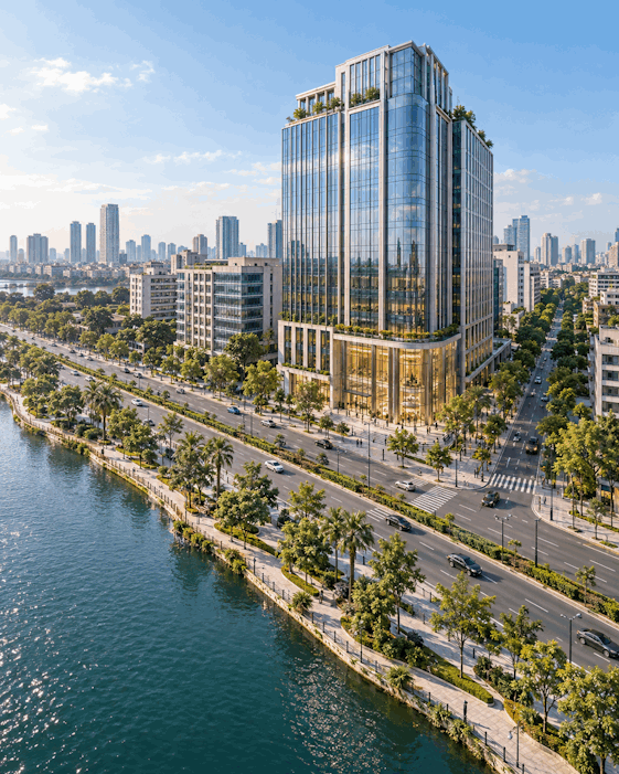 ĐẤT LÔ GÓC MẶT PHỐ KIM ĐỒNG, HOÀNG MAI - VIEW HỒ VĨNH HOÀNG